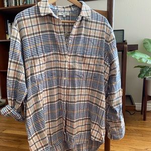 Madewell oversized ex-boyfriend flannel